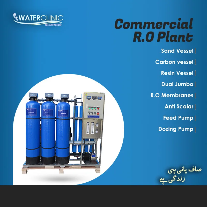Commercial RO Plant (1 Ton / 1,000 LPH)